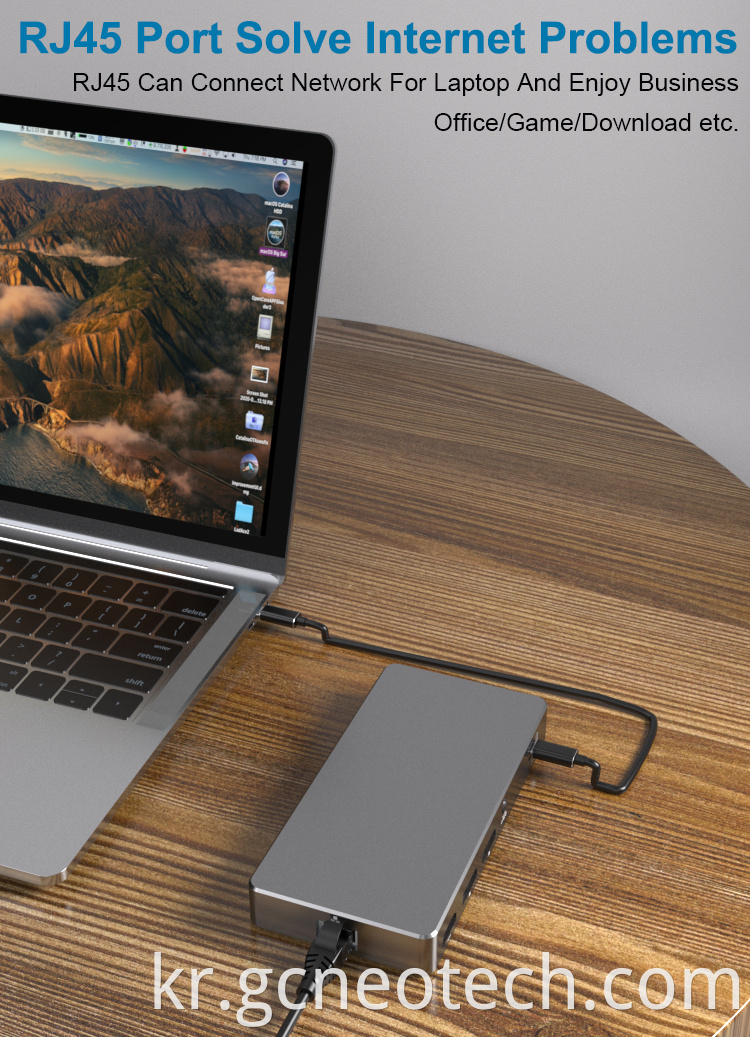 Thunderbolt Dock with Thunderbolt 4 cable